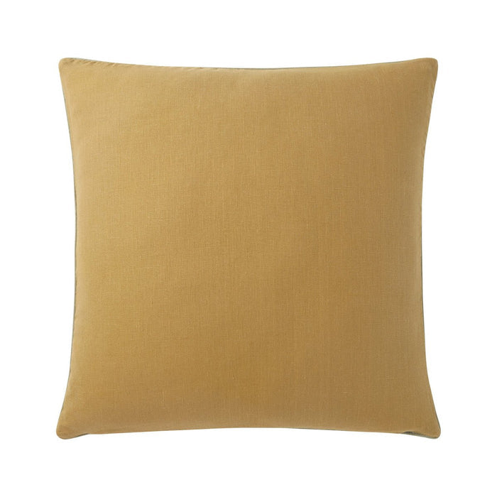 Rameau Amande Decorative Pillow by Yves Delorme Decorative Pillow 18" x 18" Amande at FIG LINENS AND HOME 2