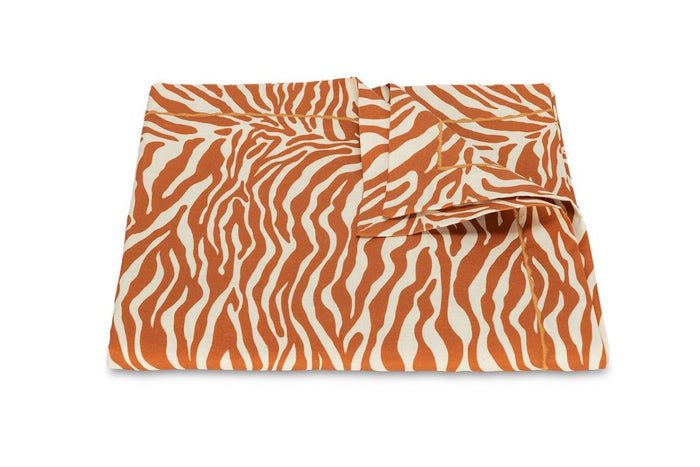 Regine Persimmon Tablecloths | Matouk Schumacher at Fig Linens and Home