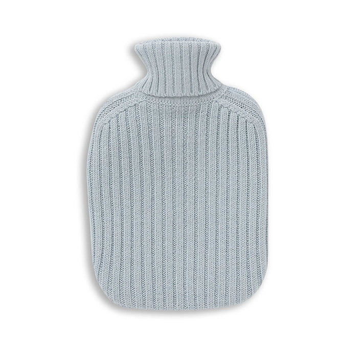 Ribbed Hot Water Bottle in Spa Blue | Alicia Adams Alpaca at Fig Linens and Home