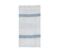 Ribbon Stripe Cloth Napkins in Ivory & Blue Set of 4 | Kim Seybert at Fig Linens and Home 2