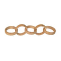 Ringlo Rattan Decorative Links by Worlds Away at Fig Linens and Home | Chain Decor 1