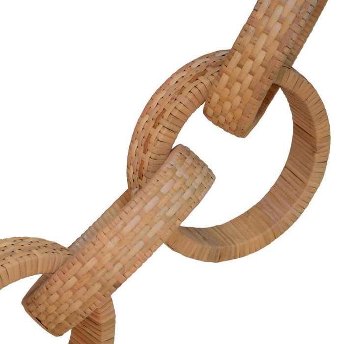 Ringlo Rattan Decorative Links by Worlds Away at Fig Linens and Home | Chain Decor 5
