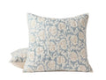 Coyuchi Robles Handstitched Organic Quilted Euro Shams Tidal and Khaki at Fig Linens and Home