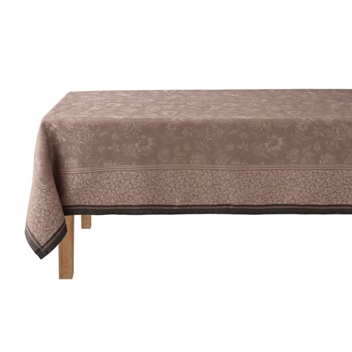 Romance Pink Tablecloth by Le Jacquard Francais at Fig Linens and Home | 100% Linen Tablecloths 3