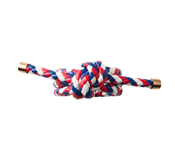 Rope Knot Napkin Ring in Red, White, Blue by Kim Seybert at Fig Linens and Home - View 2