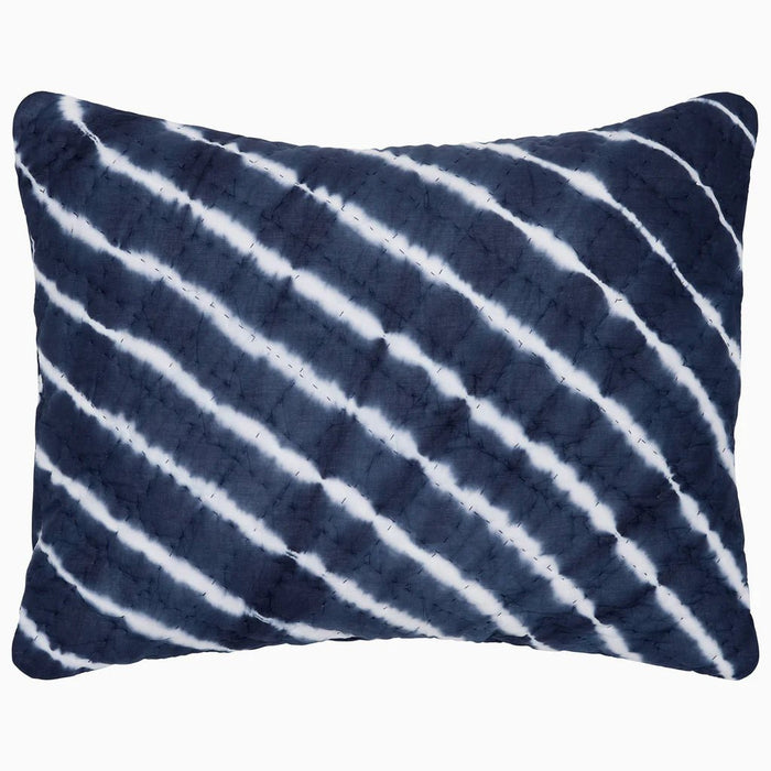 Pillow Sham - Sagar Indigo Pillow Covers | John Robshaw Textiles Tie-Dye at Fig Linens and Home