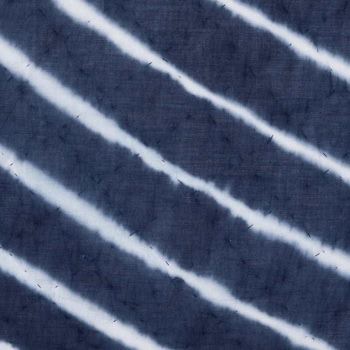 Swatch of Sagar Indigo Pillow Shams | John Robshaw Textiles Tie-Dye Bedding at Fig Linens and Home