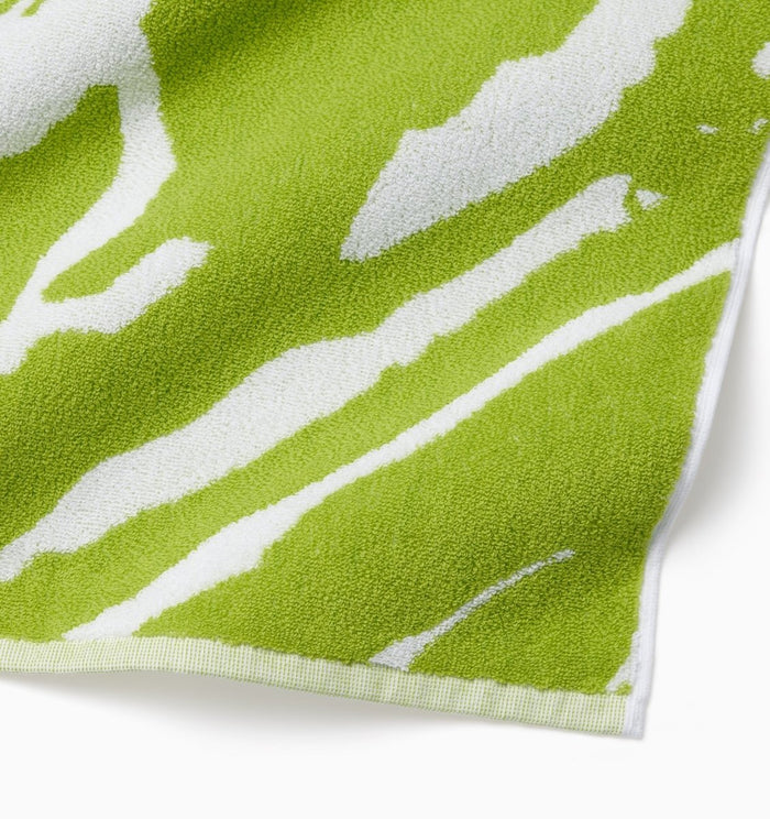 Sampieri Beach Towel by Sferra Linens Kiwi 40" x 70" Beach Towel at FIG LINENS AND HOME 8