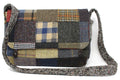 Hanna Hats Satchel Bag Patchwork Tweed