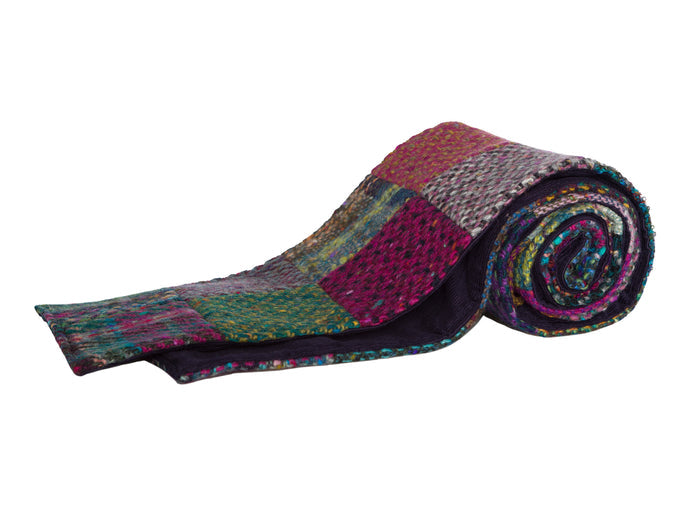 Hanna Hats Scarf Heavy Patchwork Tweed / Corduroy