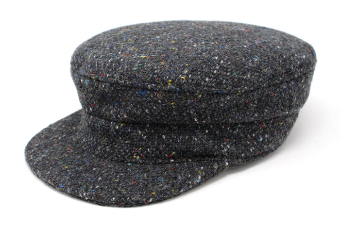 Irish Tweed - Dark Grey Charcoal Fleck Salt & Pepper / Small 56-57cm