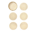 Starry Night Coaster in Gold & Silver, Set of 6 in a Caddy Kim Seybert at Fig Linens and Home - 7