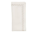 Starry Night Napkin in White & Silver, Set of 4 Kim Seybert at Fig Linens and Home - 38