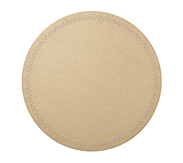 Starry Night Placemat in Gold, Set of 4 Kim Seybert at Fig Linens and Home - 22
