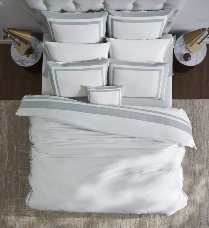 Orchids Lux Stella Organic Duvet Cover - Twin - Shore at Fig Linens and Home 2