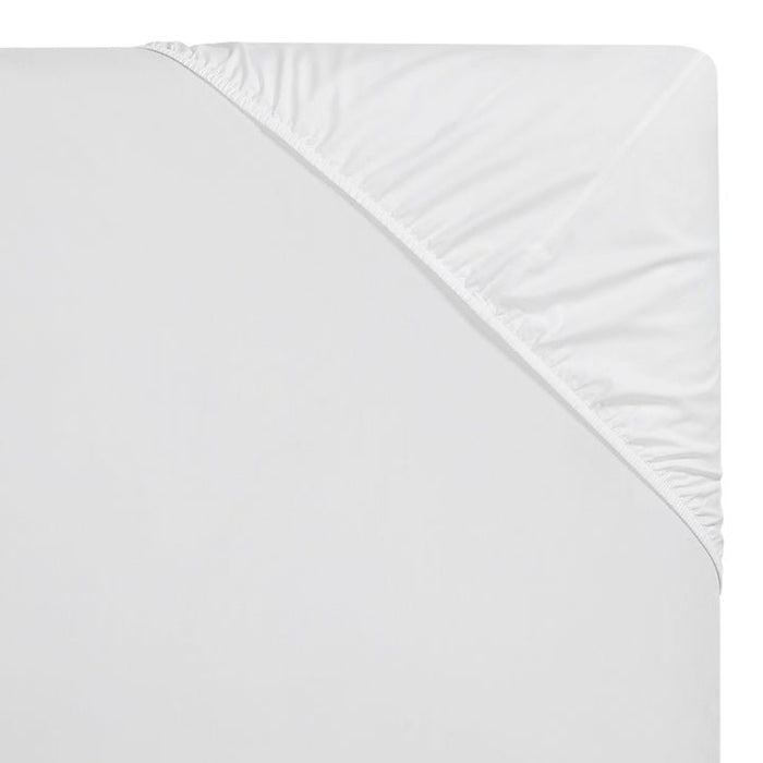 Stella Organic Cotton Percale Fitted Sheet by Orchids Lux Home at Fig Linens and Home