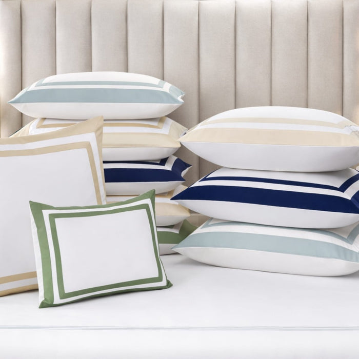 Stella Organic Cotton Percale Pillow Shams by Orchids Lux Home at Fig Linens and Home