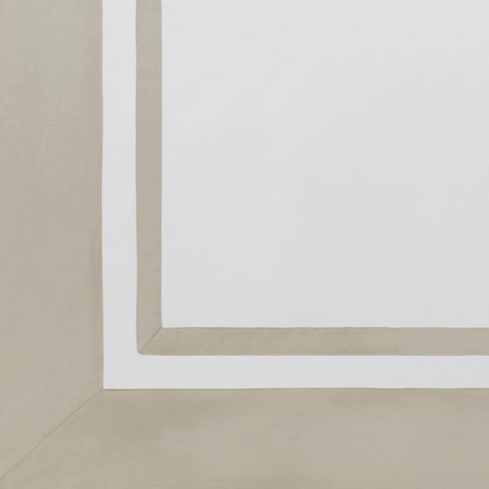 Stella Organic Cotton Percale Sham by Orchids Lux Home - Natural at Fig Linens and Home 2