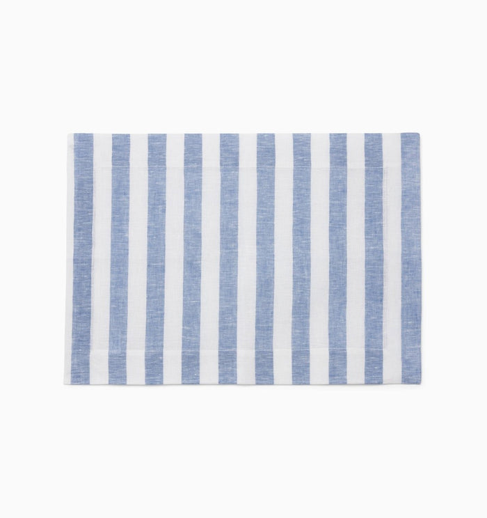 Stramare Placemats, Set of 4 by Sferra Linens PLACEMAT 14X20 - Set of 4 WHITE/NATURAL at FIG LINENS AND HOME 1