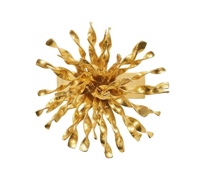 Sunflare Gold Napkin Ring Detail 5 | Kim Seybert at Fig Linens and Home