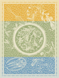 Tarte Printanière Green Tea Towels by Le Jacquard Francais at Fig Linens and Home