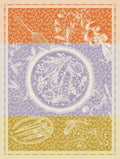 Tarte Printanière Purple Tea Towels by Le Jacquard Francais at Fig Linens and Home