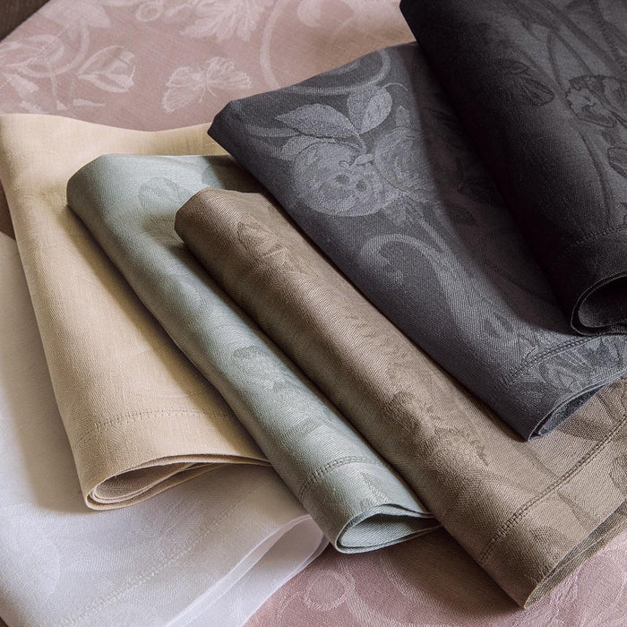 Tablecloths - Le Jacquard Français Table Linen Tivoli in Pink Fig Linens and Home 3