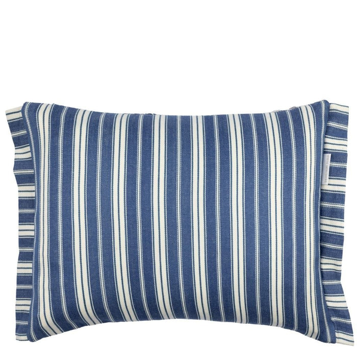 Toile Vichy Indigo Decorative Pillow - Designers Guild at Fig Linens and Home 74
