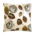 Tory Pillow in Spa - front view, floral turquoise and teal design by D.V. KAP Home