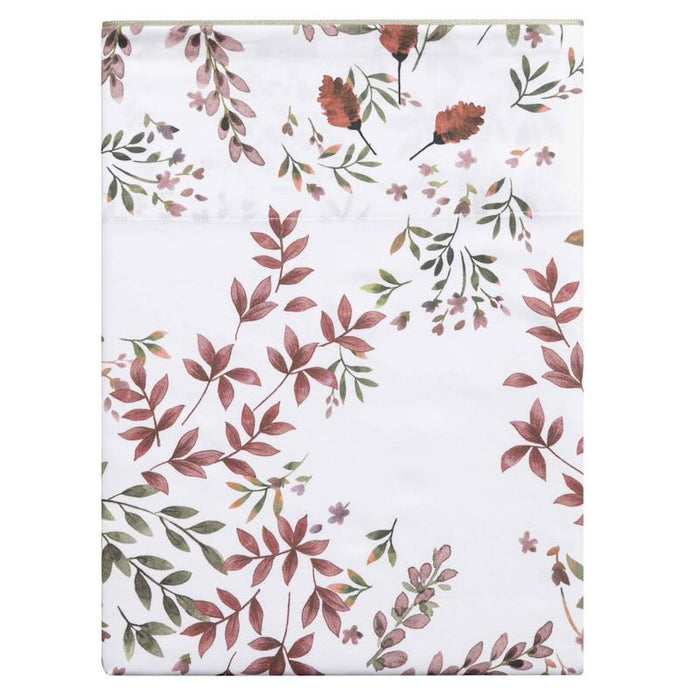 King top flat sheet 106x118" / COSMOS FLOWER