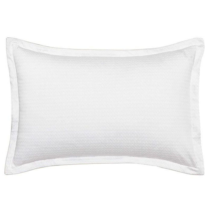 Pillow Sham Back - Alexandre Turpault Tourbillon Cosmos Flower Organic Bedding at Fig Linens & Home