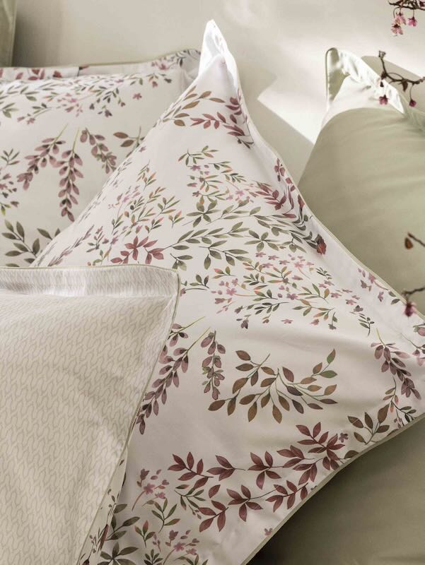 Alexandre Turpault Tourbillon Cosmos Flower Organic Bedding at Fig Linens & Home - Lifestyle 1