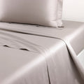 Triomphe Loutre Flat Sheet by Yves Delorme King Flat Sheet Loutre at FIG LINENS AND HOME 1