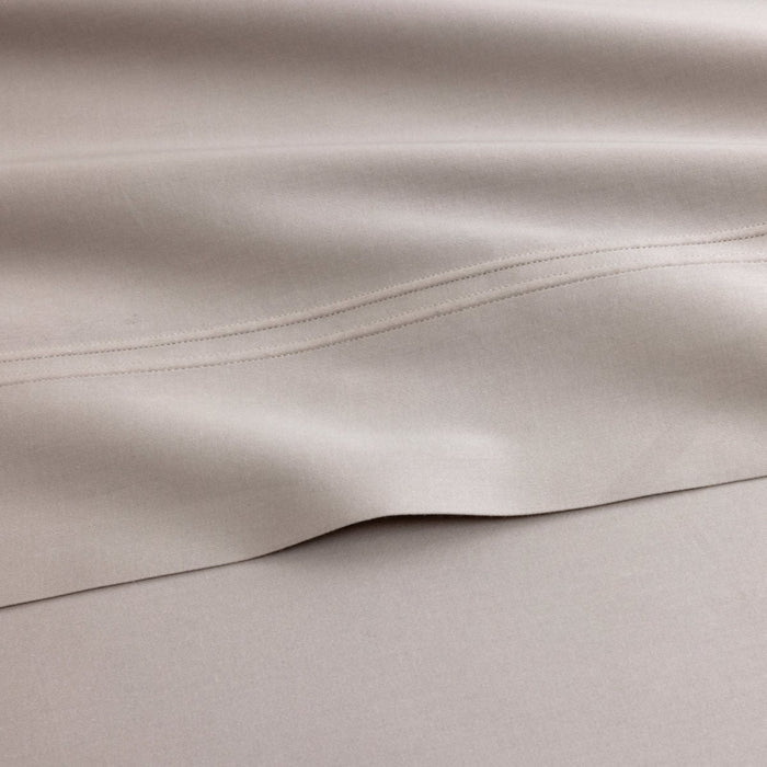 Triomphe Loutre Flat Sheet by Yves Delorme King Flat Sheet Loutre at FIG LINENS AND HOME 2