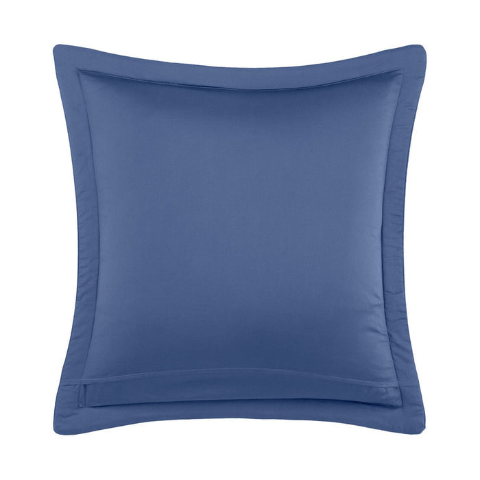 Triomphe Outremer Quilted Sham by Yves Delorme Boudoir Quilted Sham Outremer at FIG LINENS AND HOME 4