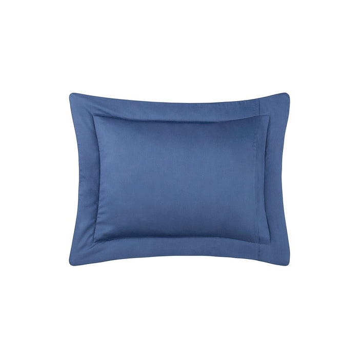 Triomphe Outremer Quilted Sham by Yves Delorme Boudoir Quilted Sham Outremer at FIG LINENS AND HOME 5