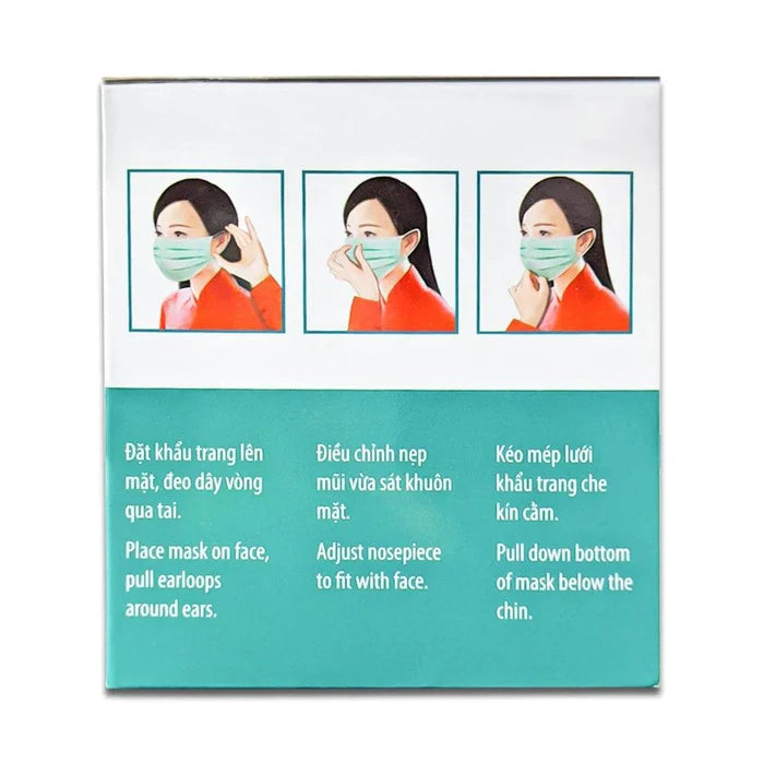 TSG Hero Pro Face Mask - Case/50boxes/2500pcs - Angelina Nail Supply NYC