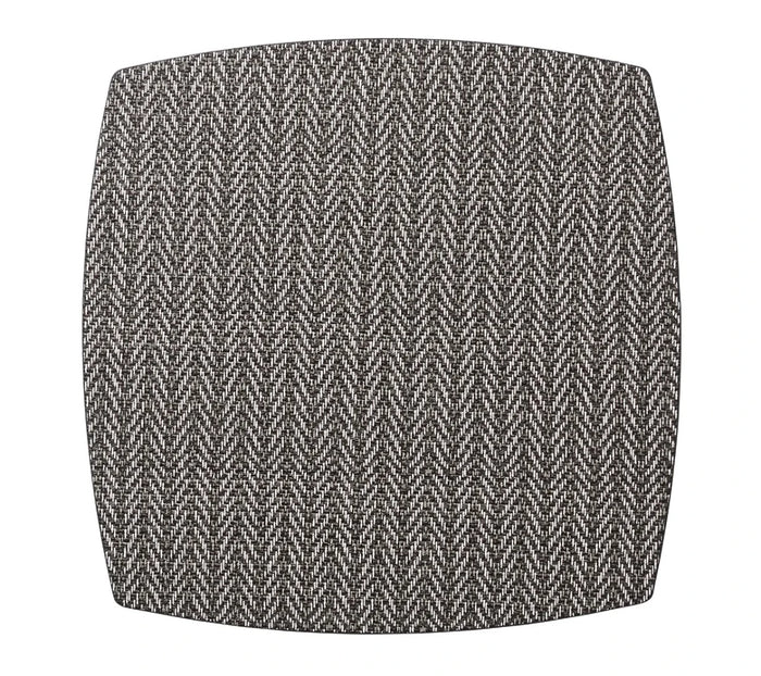 Twill Black/White Placemat | Kim Seybert at Fig Linens and Home