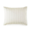 Urban Bamboo Quilted Pillows by Lili Alessandra Cream Quilted Standard Pillow 20 X 26 at FIG LINENS AND HOME 4