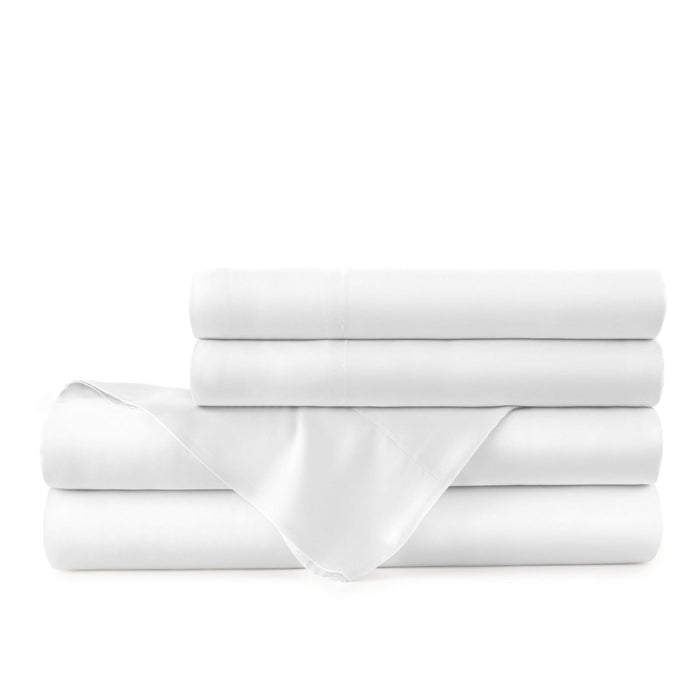 Urban Bamboo Sheet Set in White - Lili Alessandra Bedding at Fig Linens and Home
