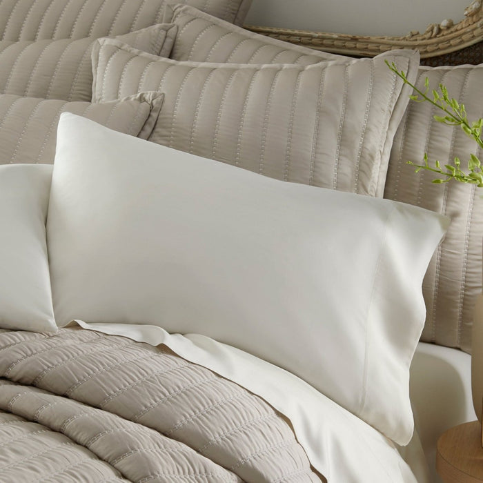 Urban Bamboo Pillowcases in Cream - Lili Alessandra Bedding at Fig Linens and Home