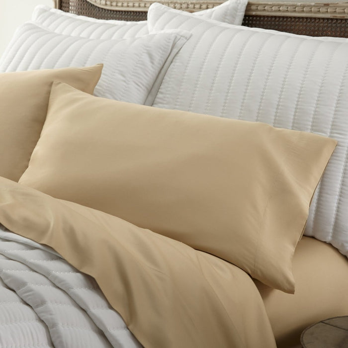 Urban Bamboo Pillowcases in Champagne - Lili Alessandra Bedding at Fig Linens and Home