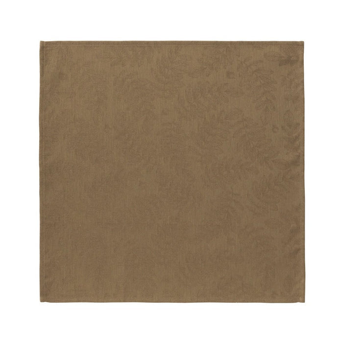 Vegetal Mood Green Napkin By Le Jacquard Francais Napkin 20" X 20" - Set of 4 GREEN at FIG LINENS AND HOME 3