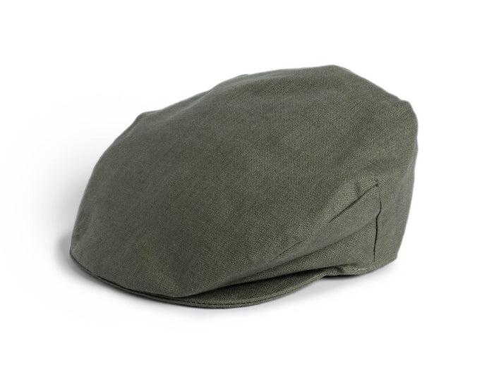 Irish Linen - Khaki Green / Small 56-57cm
