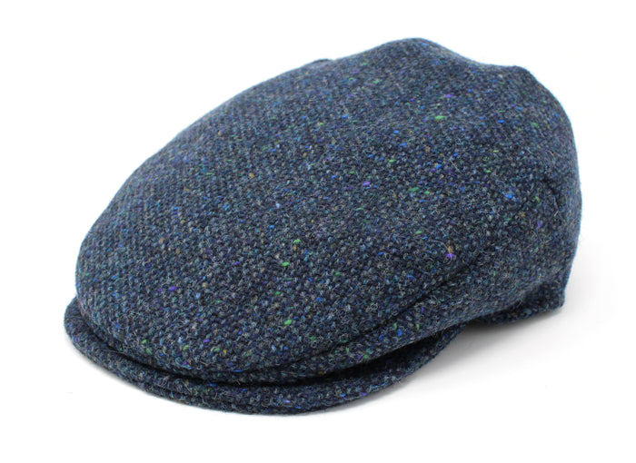 Irish Tweed - Navy & Aqua Salt & Pepper / Small 56-57cm