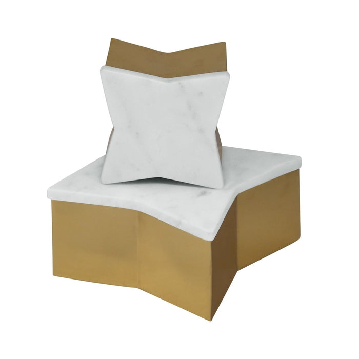 Vixen Small Star Box by Worlds Away at Fig Linens and Home 6