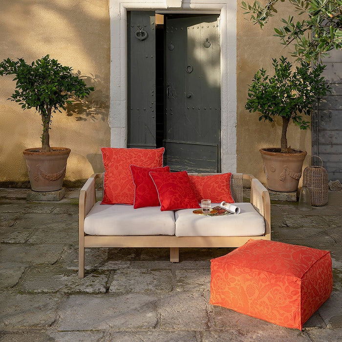 Lifestyle Photo - Voyage Iconique Red Pillow Covers by Le Jacquard Francais