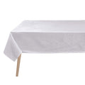 Voyage Iconique White Tablecloth By Le Jacquard Francais at Fig Linens and Home 2