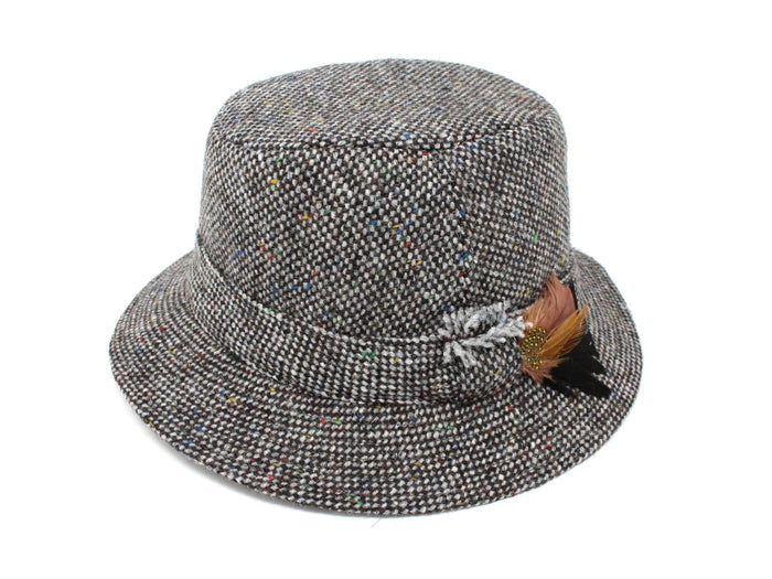 Irish Tweed - Granite Grey Salt & Pepper / Small 56-57cm