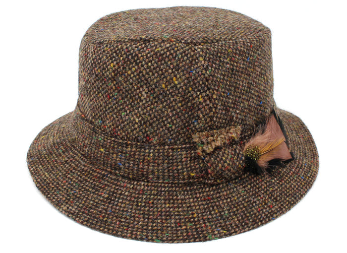 Irish Tweed - Brown Fleck Salt & Pepper / Small 56-57cm